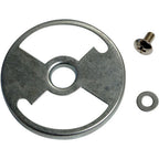 Thumbnail image #1 for AllPoints Foodservice Parts & Supplies 8010558 Open-Top Air Shutter, 2-1/2" OD x 1/2" ID Inlet, with Screw and Washer