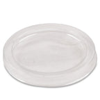 Thumbnail image #1 for JB Prince Comatec RB323 Round Clear Polyethylene Lid for 1 qt Food Pan Case of 300