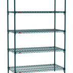 Thumbnail image #1 for Metro Super Erecta SA-2142K3-74-S5 Super Adjustable Super Erecta® Starter Wire Shelving Unit, 42"W x 21"D x 74"H, 800 lb. capacity per shelf, 2000
