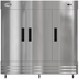 Thumbnail image #10 for KoolMore 81-Inch Three-Section Reach-In Refrigerator, 72 Cu. Ft., Bottom-Mount, Stainless Steel