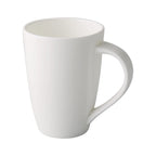 Thumbnail image #1 for CAC China Grand Canyon GDC-M8 8 oz Porcelain Coffee Mug, Bone White, Glazed Foot Case of 3 Dozen