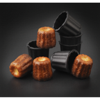 Thumbnail image #1 for Matfer Bourgeat Exoglass 345417 Replacement Cannele Mold, 2-1/6" Diameter x 2-1/6"H, Round, Fluted, Nonstick Composite