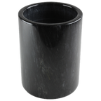 Thumbnail image #1 for Thunder Group MRWC001R 1-Bottle Round Marble Wine Cooler, Black, 6"H x 4-1/2" Diameter Case of 6
