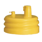 Thumbnail image #1 for TableCraft Products PourMaster N16Y Low-Profile Pour Bottle Top, Polyethylene, Yellow Case of 140