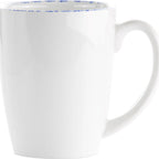 Thumbnail image #1 for International Tableware Provincial™ 8481-CB Porcelain Coffee Mug, 11 oz, Round with Handle, European White with Blue Case of 2 Dozen