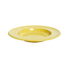 Thumbnail image #1 for Tuxton China Concentrix CSD-120 Round Ceramic Pasta Bowl, 24 oz, 12 in Diameter, Saffron Case of 6