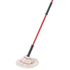 Thumbnail image #1 for Libman Commercial 988 Large #16 Twist Mop with 54-1/2-Inch Red Steel Handle, Red/White Synthetic Yarn Case of 4