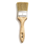Thumbnail image #1 for Alegacy Foodservice Products AL9117W Flat Pastry Brush, 2" Wide, Sterilized Boar Bristles, Wood Handle Case of 12