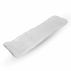 Thumbnail image #1 for Korin Inc GL-1036 Ripple Glass Rectangular Plate, 15-1/2"L x 4-1/4"W x 1-1/2"H