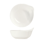 Thumbnail image #1 for Libbey Slenda 905356112 Porcelain Pyramid Bowl, 4-1/2 oz, 3-5/8" Diameter, White, Round