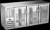 Thumbnail image #2 for Beverage-Air 72-Inch Three-Section Pass-Thru Back Bar Refrigerator with Sliding Glass Doors