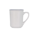 Thumbnail image #1 for Libbey Porcelana Linea 114223 Porcelain Coffee Mug, 8.5 oz., Blue, Non-Stackable