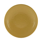 Thumbnail image #1 for G.E.T. Pebble Creek - EGS D814RR-OO 8-1/4-Inch Round Olive Oil Melamine Coupe Plate, Pebble Textured Case of 6