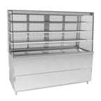 Thumbnail image #1 for RPI Industries Vienna VIAS5-34-R-SL-SC-INS Self-Service Refrigerated Grab-and-Go Display Case, 69-7/8" W, Self-Contained Refrigeration