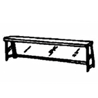 Thumbnail image #1 for Piper Products/Servolift Eastern Pipermatic PGH-72 Heated Cafeteria-Style Protector Guard, Fixed Acrylic Shield, 5-Well 72-Inch Hot Food Table