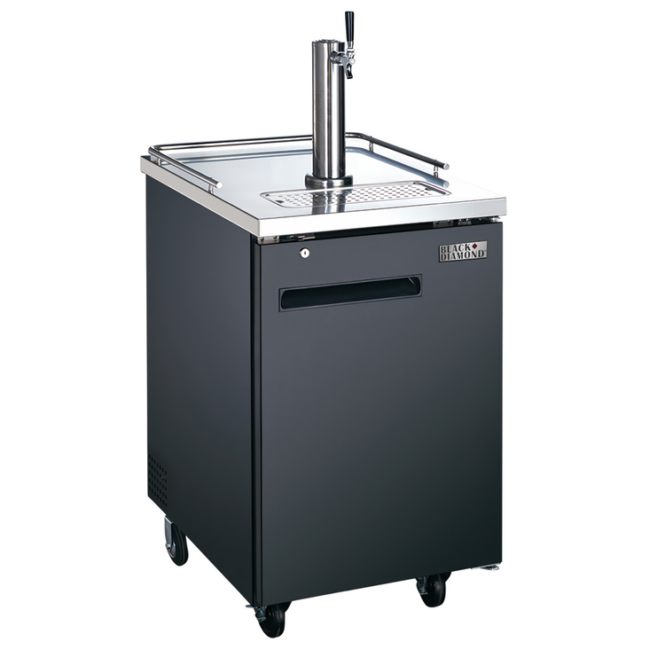 Product image #2 for Black Diamond 24-Inch Draft Beer Cooler/Dispenser with Single Tap Tower, 1 Door, 6.5 Cu. Ft.