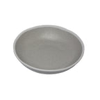 Thumbnail image #1 for G.E.T. Pottery Market B-310-DVG . . Melamine Entrée/Salad/Pasta Bowl, 1.5 qt, 10 in Round, 2.25 in H, Dove Gray with White Trim 1 Dozen