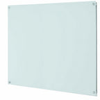 Thumbnail image #1 for AARCO Products 3WGBM4848 Magnetic Glass Markerboard, 48"W x 48"H, Frameless, Low-Iron Tempered Glass