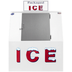 Thumbnail image #2 for Leer 3520301 Outdoor Ice Merchandiser, Solid Door, 40 cu. ft., Self-Contained Bottom-Mounted Refrigeration