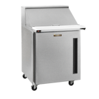 Thumbnail image #1 for Traulsen Dealer's Choice CLPT-2708-SD-R One-Section Stainless Steel 8-Pan Prep Table Refrigerator, Solid Right-Hinged Door