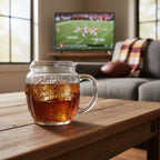Thumbnail image #2 for Ten Strawberry Street Italian BRG-86-98-019 American Football Glass Mug, Non-Tempered Case of 24