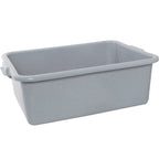 Thumbnail image #1 for AllPoints Foodservice Parts & Supplies 2801245 1-Compartment Gray Polyethylene Bus Tub, 15 x 20 x 7 in.