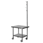 Thumbnail image #1 for Piper Products/Servolift Eastern MX-29-TSS Mobile Mixer/Utility Stand, Stainless Steel, Undershelf, 29"W x 23"D x 28.5"H, Casters