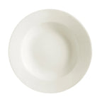 Thumbnail image #1 for CAC China Rec REC-3 Round Rimmed Ceramic Soup Plate, 10 oz, 9-inch Case of 2 Dozen