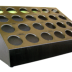 Thumbnail image #1 for Steril-Sil Company TC-24 Countertop Silverware Dispenser, 24-Hole (4 x 6), 304 Stainless Steel