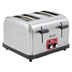 Thumbnail image #5 for Commercial 4-Slice Medium-Duty Pop-Up Toaster, Stainless Steel Countertop