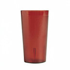 Thumbnail image #1 for Cambro Colorware 800P2156 Plastic Tumbler, 7.8 oz., Ruby Red, Textured SAN Case of 24
