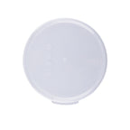 Thumbnail image #1 for CAC China FS1R-68CV-C Round Polycarbonate Food Storage Container Cover, Clear, for 6 & 8 qt Case of 12