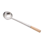 Thumbnail image #1 for Korin Inc TK-638-006 Wok Ladle, 6 oz., 13 in., Removable Wood Handle