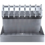 Thumbnail image #5 for Micro Matic USA Kronos KRONOS-8SSKRGR 8-Faucet Wall-Mount Glycol-Cooled Draft Tower with Glass Rinser and Integrated Drip Tray