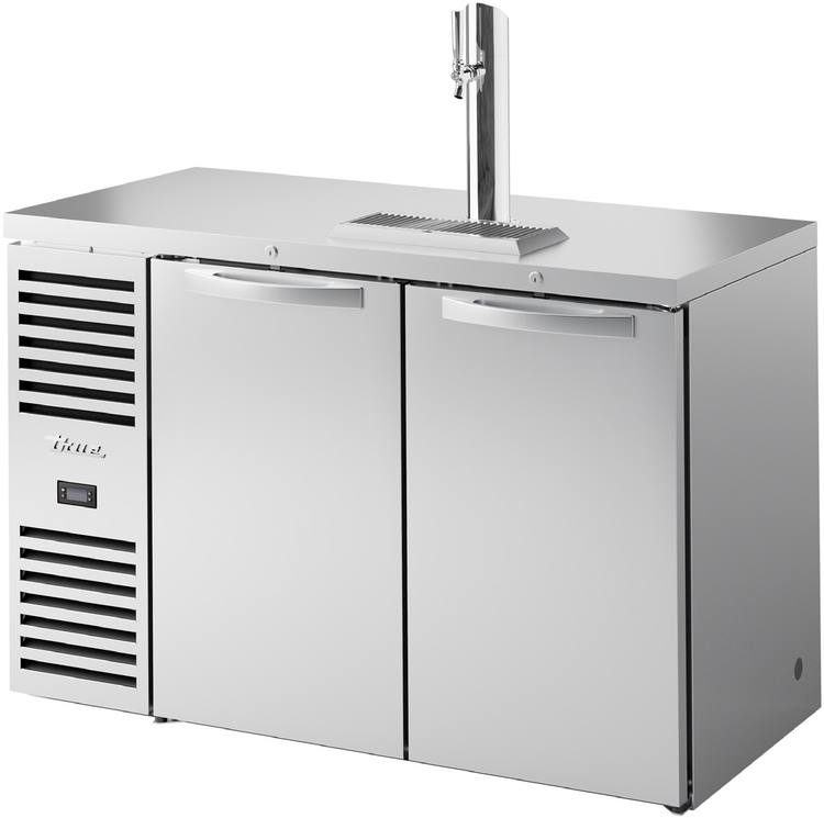 Product image #5 for True Premier Bar Two-Section Refrigerated Draft Bar Cooler with 1-Faucet Column, Stainless Steel, 52 Inches Wide