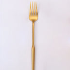 Thumbnail image #1 for Kadra Kitchenware Vikko Dine VF-DF20-AG Dinner Fork, Brushed Gold, 18/10 Stainless Steel Case of 12