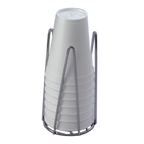 Thumbnail image #1 for G.E.T. Urban Renewal WIRCUP-3 Rectangular Chrome-Plated Wire Cup Holder, 3" Diameter x 7"H Case of 6