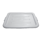 Thumbnail image #1 for Thunder Group PLBTC001W Bus Tub Lid, Stackable, Freezer Safe, White Polyethylene Case of 48