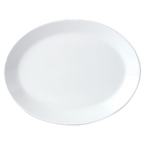 Thumbnail image #1 for Steelite International Steelite Performance, Simplicity 11010145 Ceramic Oval Coupe Platter, 13.5" x 10.625" x 1" 1 Dozen