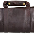 Thumbnail image #1 for JB Prince Boldric Z256 Leather Knife Roll Bag, Brown, 17 Knife and Tool Slots