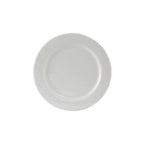 Thumbnail image #1 for Tuxton China Alaska ALA-074 Porcelain Plate, 7-1/2" Round, Wide Rolled Edge Case of 3 Dozen