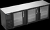Thumbnail image #3 for Beverage-Air Food-Rated Shallow-Depth Back Bar Refrigerator with 3 Glass Doors