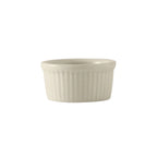 Thumbnail image #1 for Tuxton China Healthcare BEX-0252 Fluted Ceramic Ramekin, 2-1/2 oz., 3" Dia. x 1-1/2"H Case of 4 Dozen