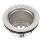 Thumbnail image #1 for AllPoints Foodservice Parts & Supplies 1021065 Stainless Steel Heavy Cast Drain Assembly, 1-1/2" NPS, 2-7/8" Flange, 1-5/16" Length