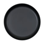 Thumbnail image #1 for Cal-Mil Isla 26121-14-13 Round Melamine Platter, 14" Diameter x 2.25"H, Matte Black and White Case of 6