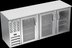 Thumbnail image #3 for Beverage-Air Three-Section Shallow-Depth Glass Door Back Bar Refrigerator, 78 Inch, 21.7 Cu. Ft.