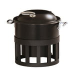 Thumbnail image #1 for Cal-Mil Melrose 27014-13 Round Chafer, 13 x 13 x 7 in H, Stackable, Chocolate Brown Powder-Coated Finish