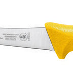 Thumbnail image #1 for Thunder Group SLKF403YW Boning Knife, 6-Inch German Steel Blade, Yellow Polypropylene Handle Case of 6