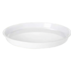 Thumbnail image #1 for G.E.T. ST-13-W 13" Round White Melamine Bar Tray 1 Dozen