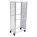 Thumbnail image #1 for Lockwood Manufacturing RA64-ER22ESL Mobile Pan Rack, 22-Pan, 18" x 26" Pans, Open Sides, Side Loading